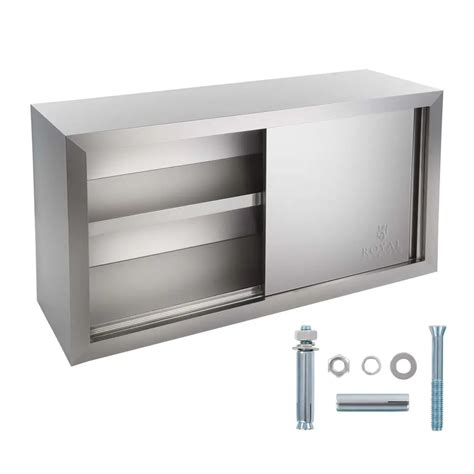 Steel wall cabinet with sliding door width 120cm